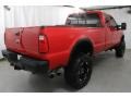 2008 Bright Red Ford F350 Super Duty Lariat SuperCab 4x4  photo #6