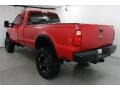 2008 Bright Red Ford F350 Super Duty Lariat SuperCab 4x4  photo #10