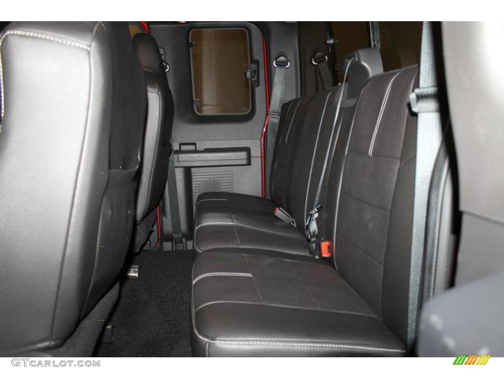 2008 F350 Super Duty Lariat SuperCab 4x4 - Bright Red / Black photo #22