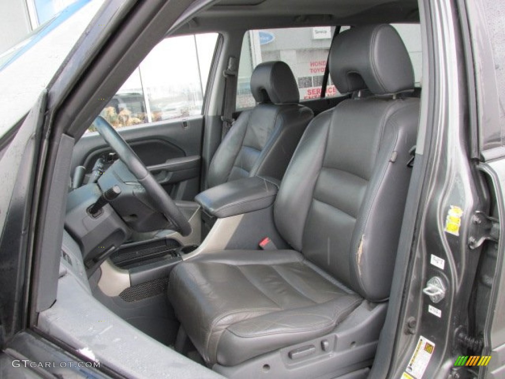 Gray Interior 2007 Honda Pilot EX-L 4WD Photo #76910031