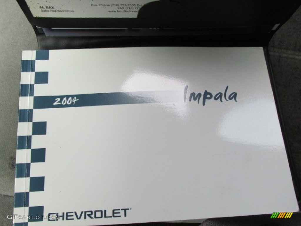 2004 Chevrolet Impala Standard Impala Model Books/Manuals Photo #76911312