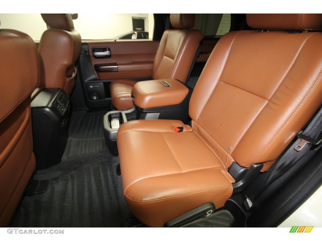 Red Rock Interior 2011 Toyota Sequoia Platinum 4WD Photo #76911618