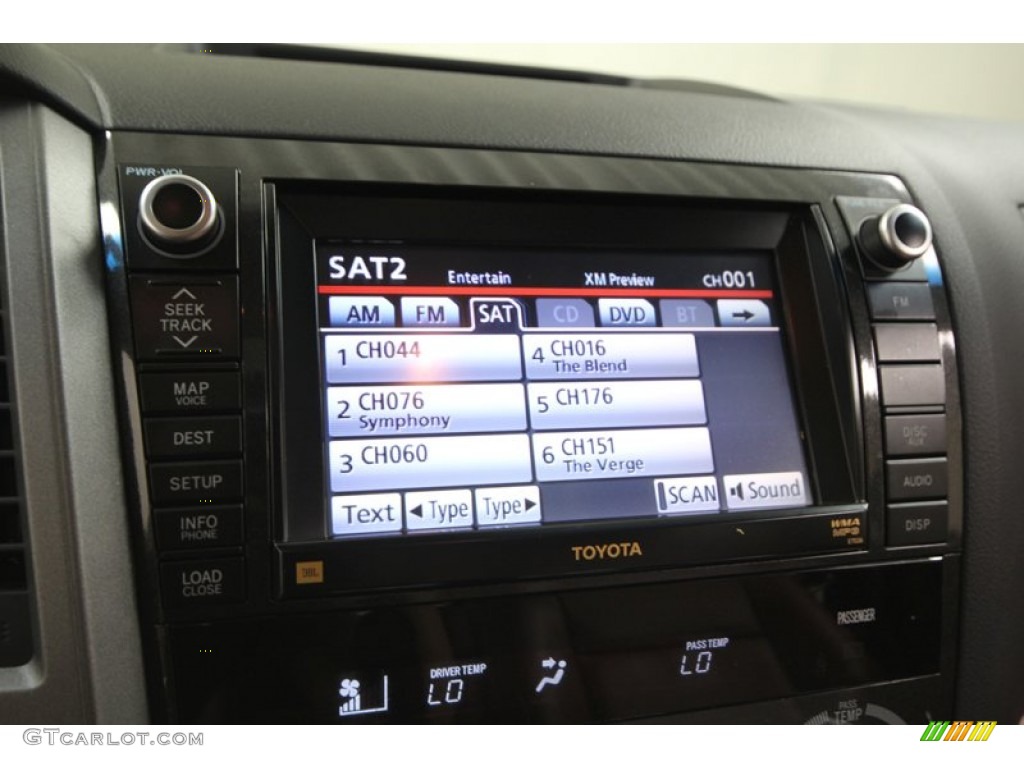2011 Toyota Sequoia Platinum 4WD Audio System Photo #76911899