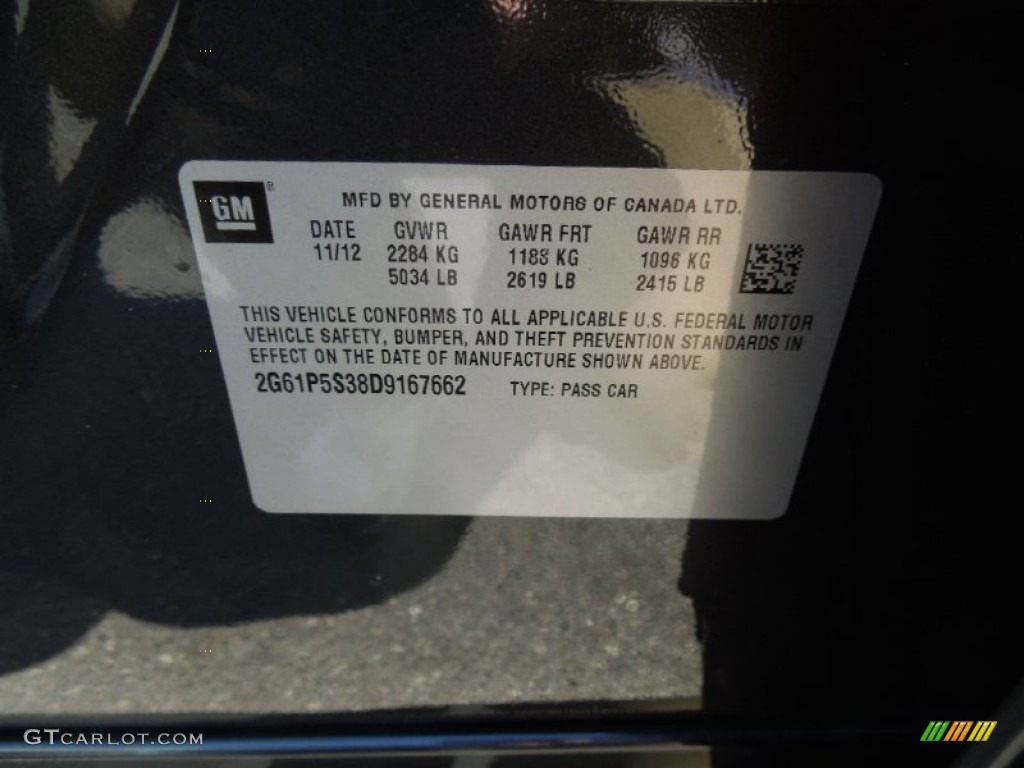 2013 XTS Luxury FWD - Graphite Metallic / Shale/Cocoa photo #6