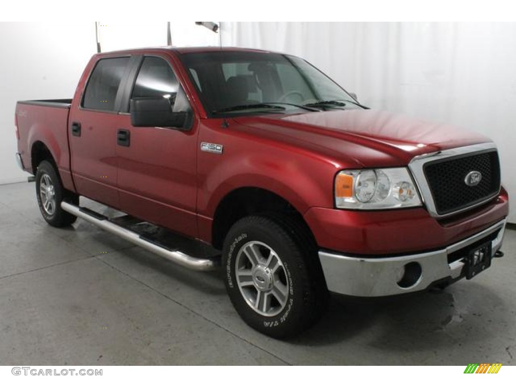 Redfire Metallic 2008 Ford F150 XLT SuperCrew 4x4 Exterior Photo #76912266