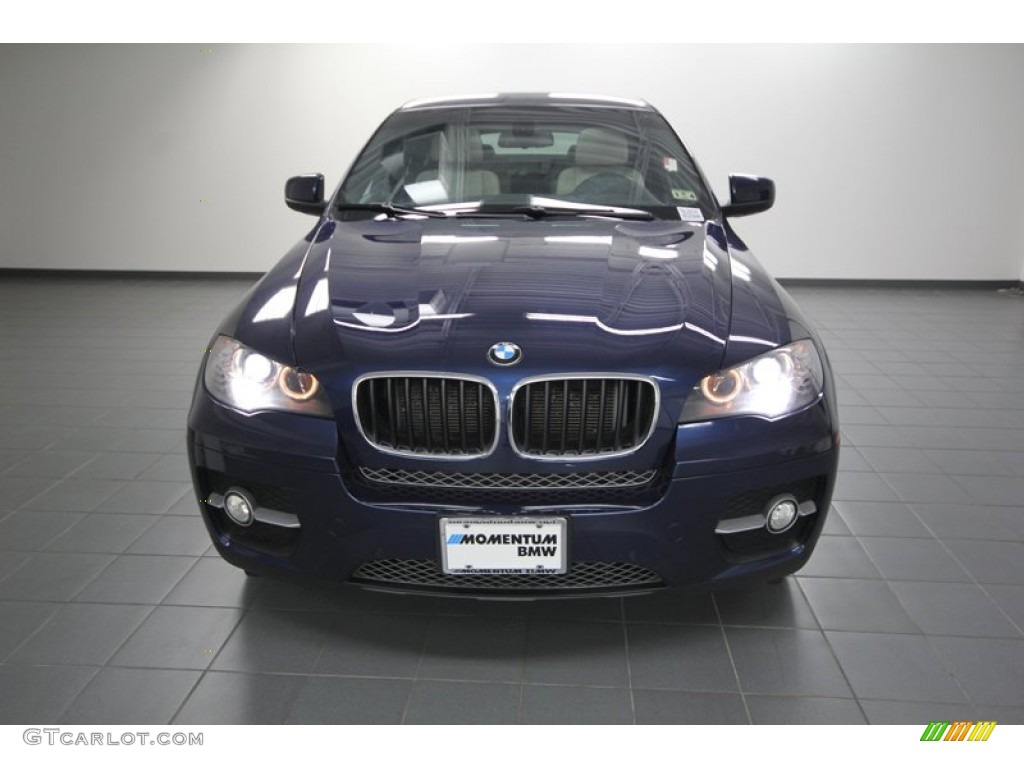 2010 X6 xDrive35i - Deep Sea Blue Metallic / Oyster photo #7