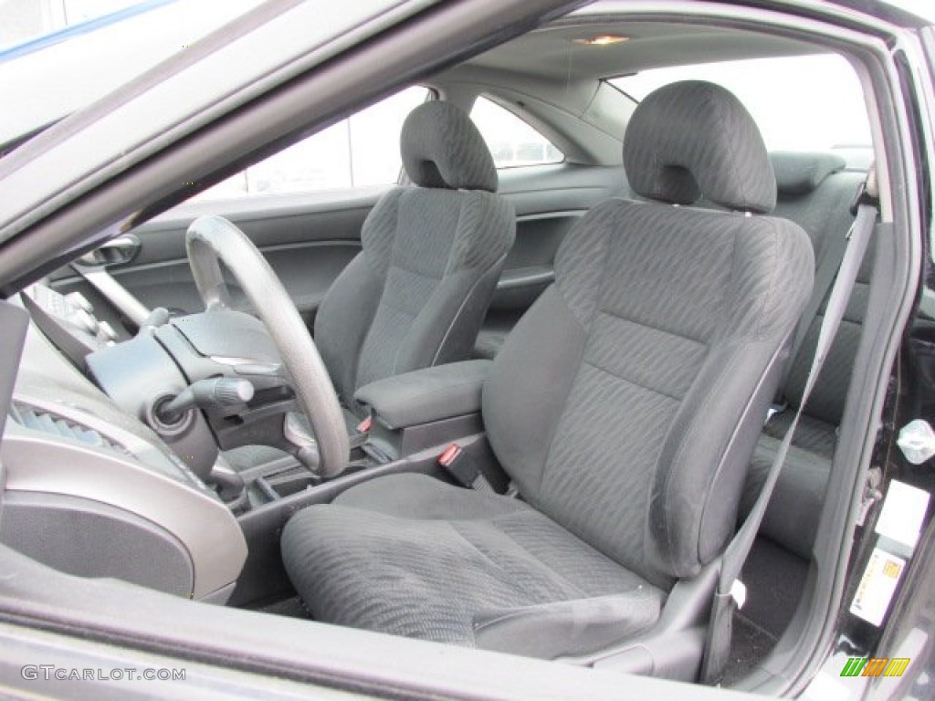 2010 Civic EX Coupe - Crystal Black Pearl / Black photo #10