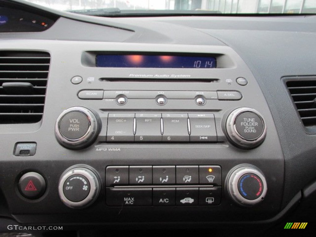 2010 Civic EX Coupe - Crystal Black Pearl / Black photo #15