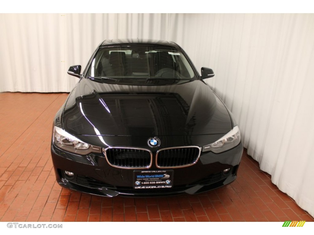 2013 3 Series 328i xDrive Sedan - Jet Black / Black photo #2