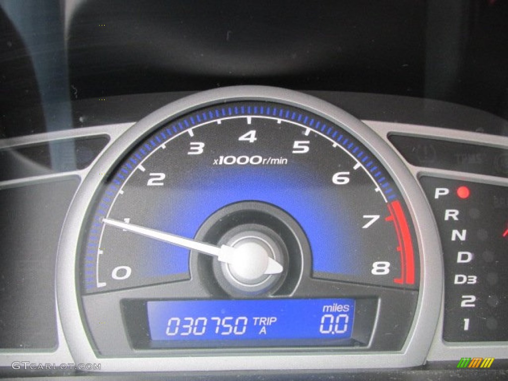 2010 Civic EX Coupe - Crystal Black Pearl / Black photo #20