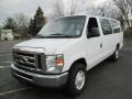 Oxford White 2008 Ford E Series Van E350 Super Duty XLT 15 Passenger Exterior