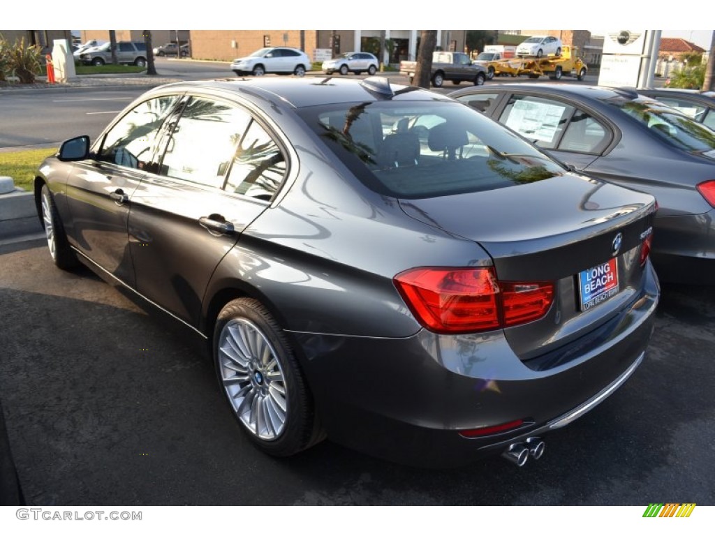 2013 3 Series 328i Sedan - Mineral Grey Metallic / Black photo #4