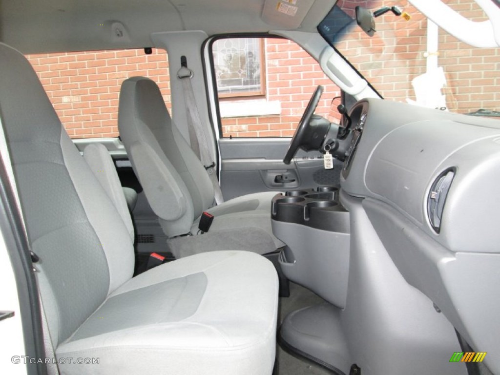 Medium Flint Interior 2008 Ford E Series Van E350 Super Duty XLT 15 Passenger Photo #76913880