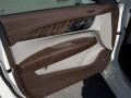 Light Platinum/Brownstone Accents 2013 Cadillac ATS 3.6L Luxury Door Panel