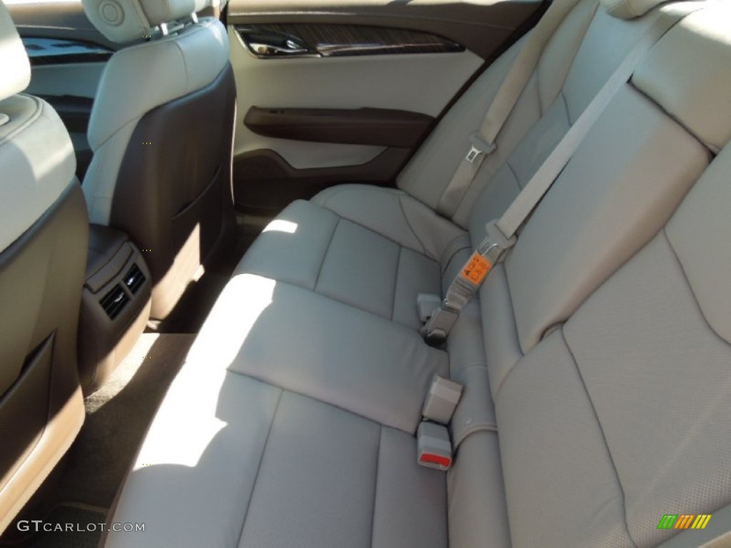 Light Platinum/Brownstone Accents Interior 2013 Cadillac ATS 3.6L Luxury Photo #76914159