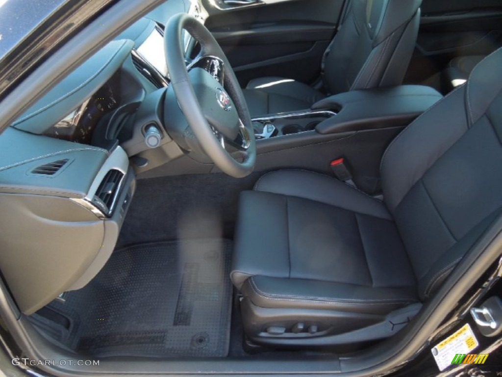 Jet Black/Jet Black Accents Interior 2013 Cadillac ATS 3.6L Luxury Photo #76914515