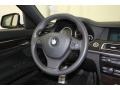 Black Nappa Leather Steering Wheel Photo for 2010 BMW 7 Series #76914675