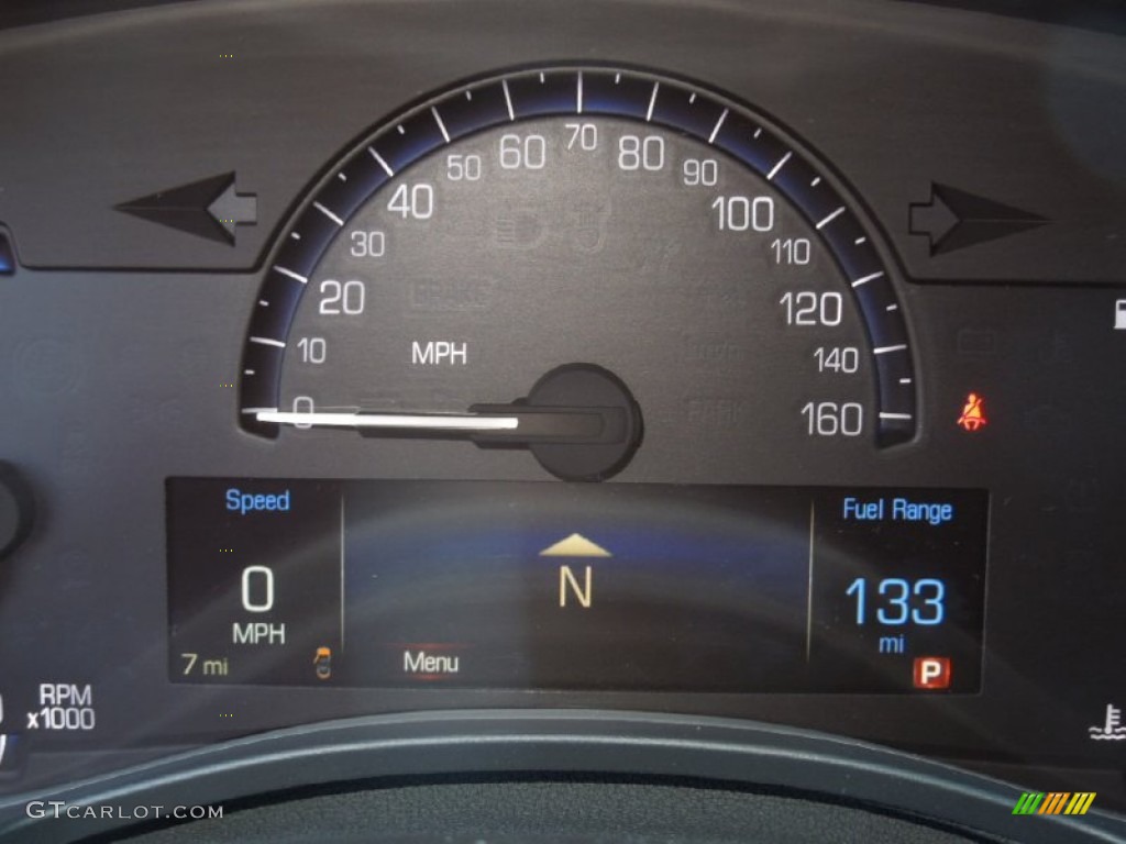 2013 Cadillac ATS 3.6L Luxury Gauges Photo #76914765