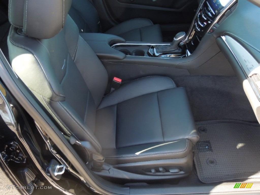Jet Black/Jet Black Accents Interior 2013 Cadillac ATS 3.6L Luxury Photo #76914842