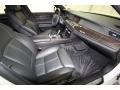 Black Nappa Leather Interior Photo for 2010 BMW 7 Series #76914873