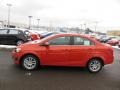 2013 Inferno Orange Metallic Chevrolet Sonic LT Sedan  photo #5