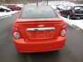 2013 Inferno Orange Metallic Chevrolet Sonic LT Sedan  photo #7