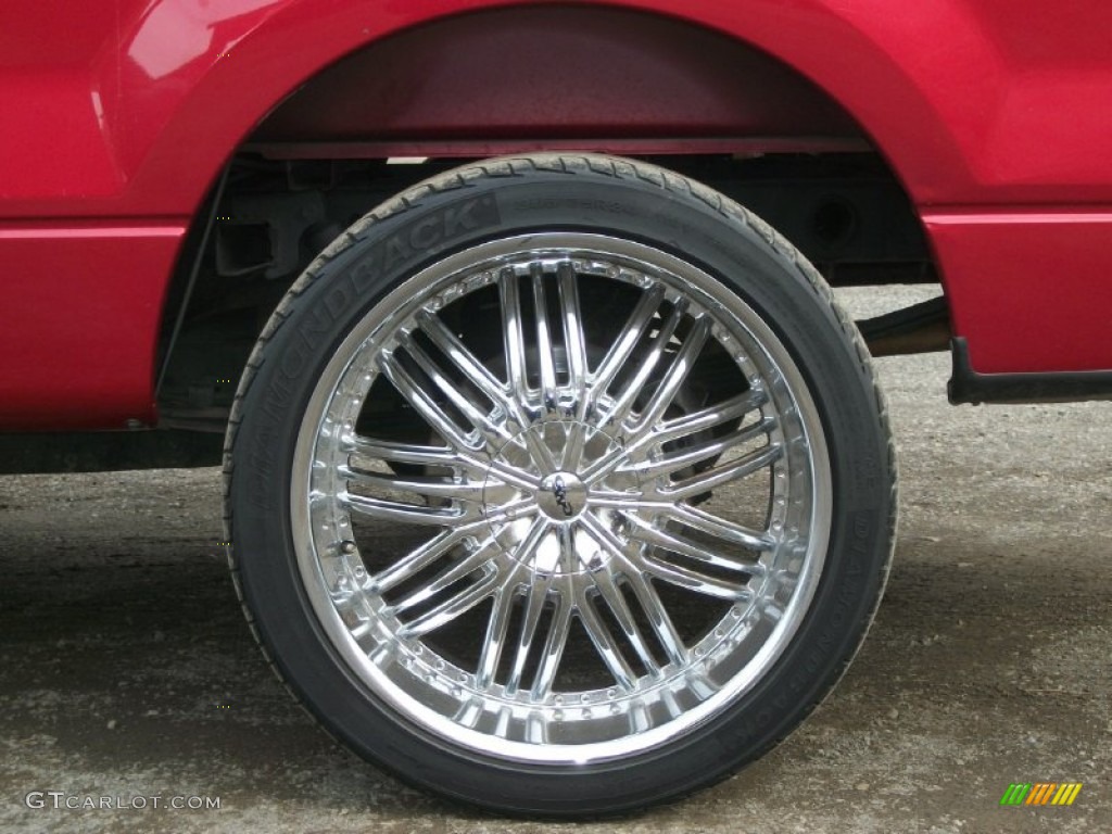 2008 Ford F150 XL SuperCab Custom Wheels Photo #76915131