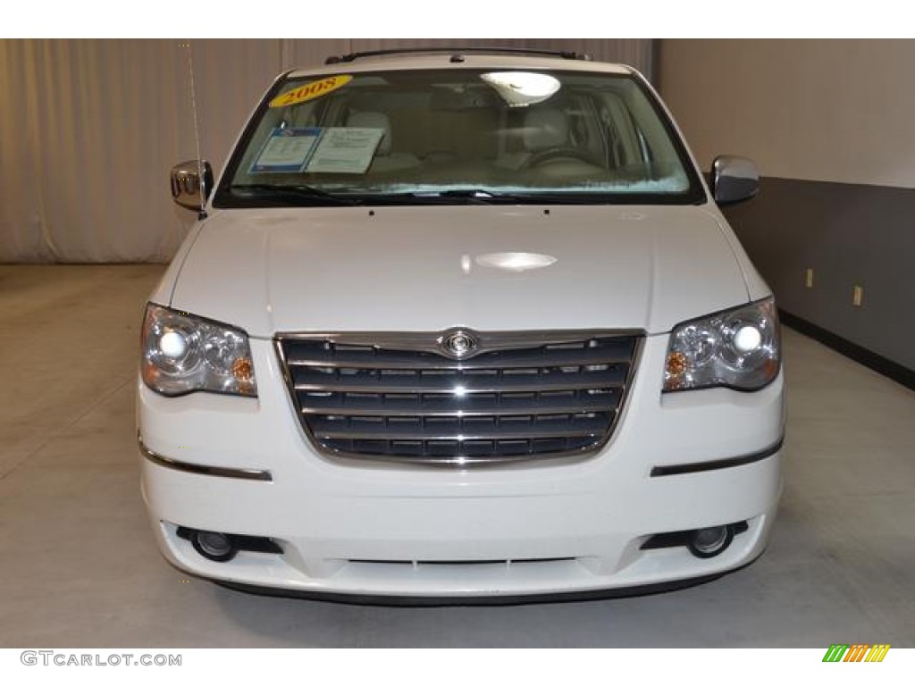 Stone White 2008 Chrysler Town & Country Limited Exterior Photo #76915314