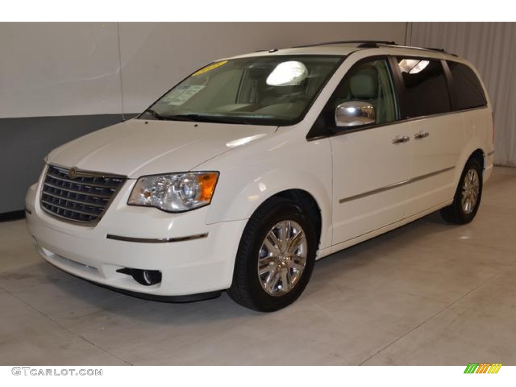 Stone White 2008 Chrysler Town & Country Limited Exterior Photo #76915635