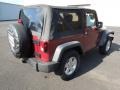 2011 Deep Cherry Red Crystal Pearl Jeep Wrangler Sport S 4x4  photo #5