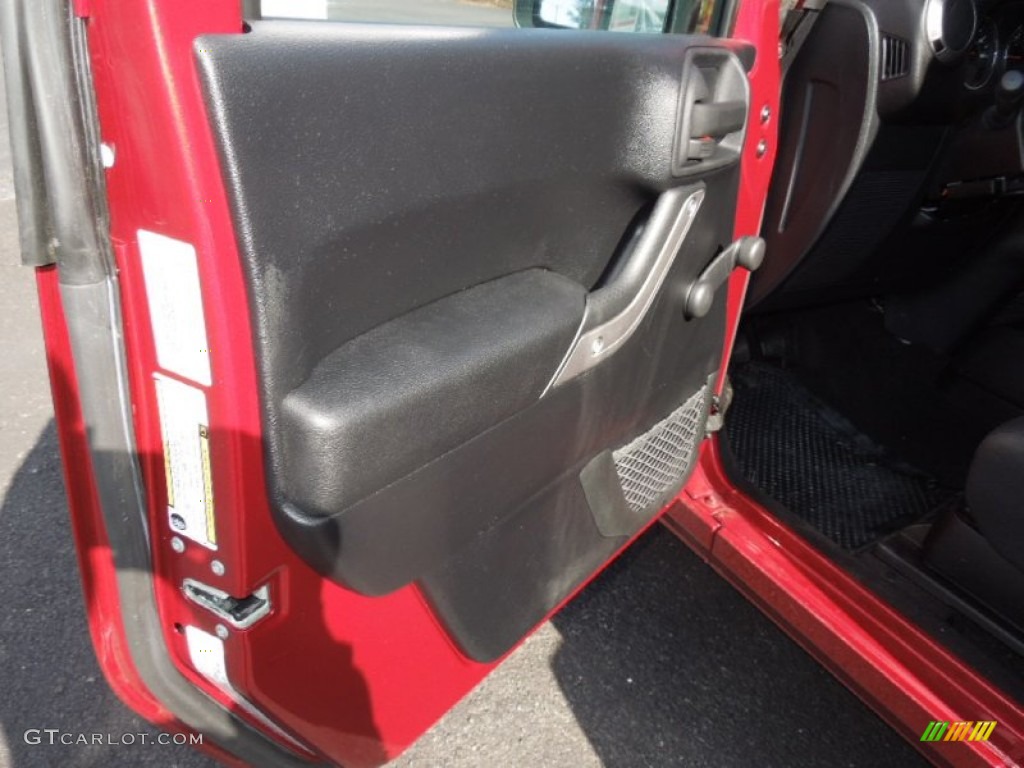 2011 Wrangler Sport S 4x4 - Deep Cherry Red Crystal Pearl / Black photo #10