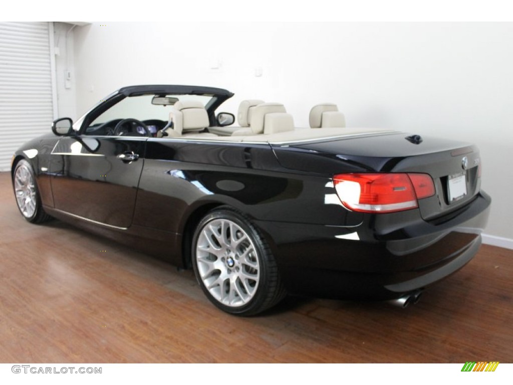 2010 3 Series 328i Convertible - Jet Black / Cream Beige photo #7