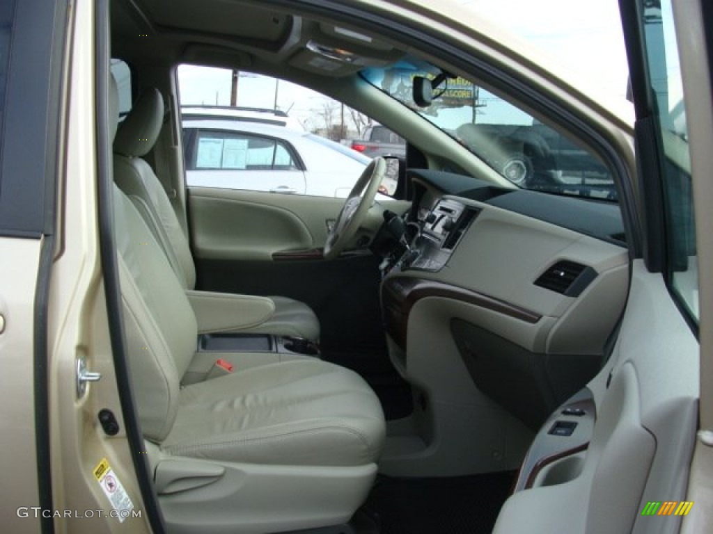 2011 Sienna XLE - Sandy Beach Metallic / Bisque photo #8