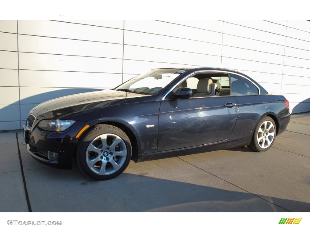 2010 3 Series 335i Convertible - Monaco Blue Metallic / Cream Beige photo #3