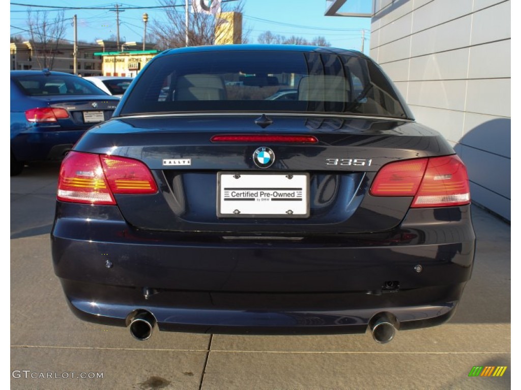 2010 3 Series 335i Convertible - Monaco Blue Metallic / Cream Beige photo #5