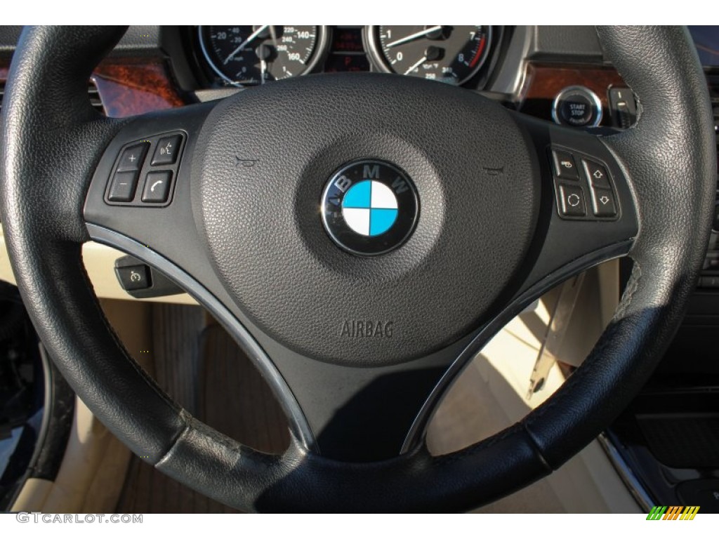 2010 3 Series 335i Convertible - Monaco Blue Metallic / Cream Beige photo #14