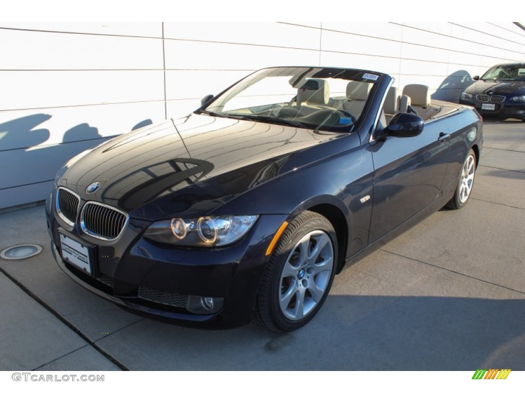 2010 3 Series 335i Convertible - Monaco Blue Metallic / Cream Beige photo #17