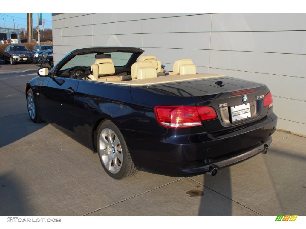 2010 3 Series 335i Convertible - Monaco Blue Metallic / Cream Beige photo #18