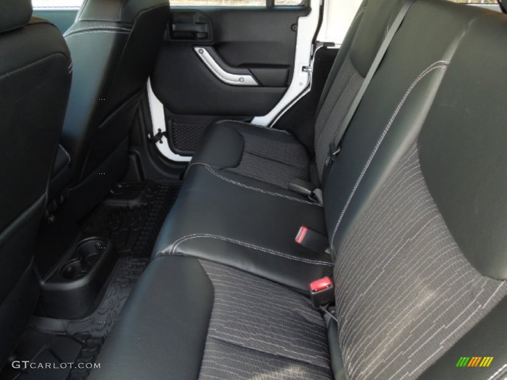 Freedom Edition Black/Silver Interior 2013 Jeep Wrangler Unlimited Oscar Mike Freedom Edition 4x4 Photo #76917881