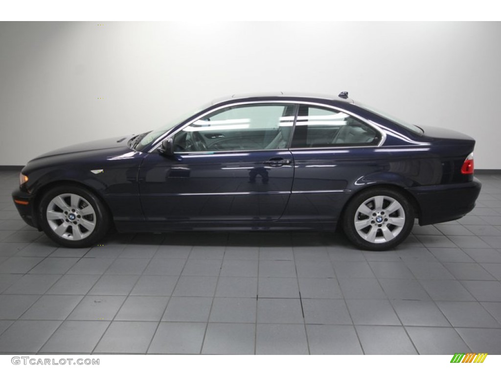 2005 3 Series 325i Coupe - Monaco Blue Metallic / Grey photo #2