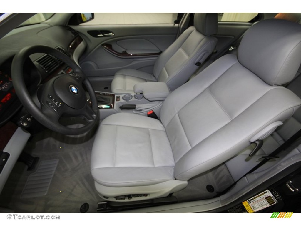 Grey Interior 2005 BMW 3 Series 325i Coupe Photo #76917906