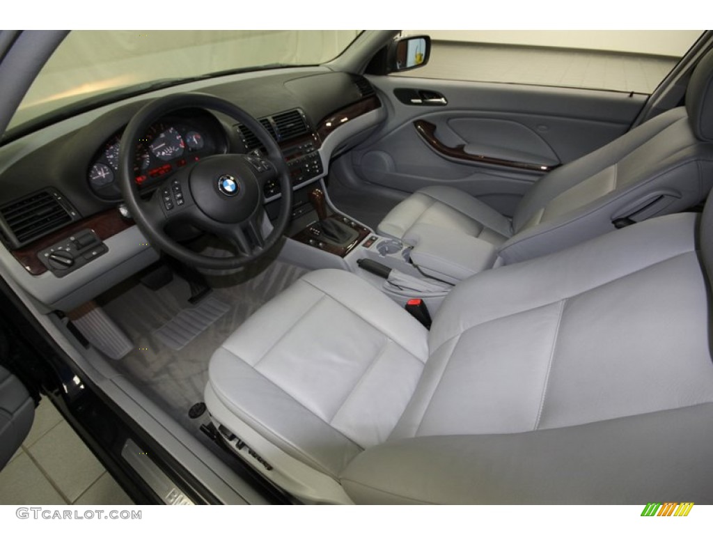 2005 3 Series 325i Coupe - Monaco Blue Metallic / Grey photo #13