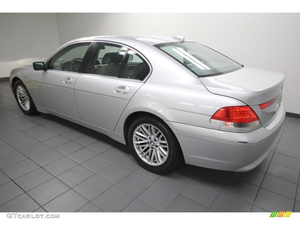 2005 7 Series 745i Sedan - Titanium Silver Metallic / Basalt Grey/Flannel Grey photo #6