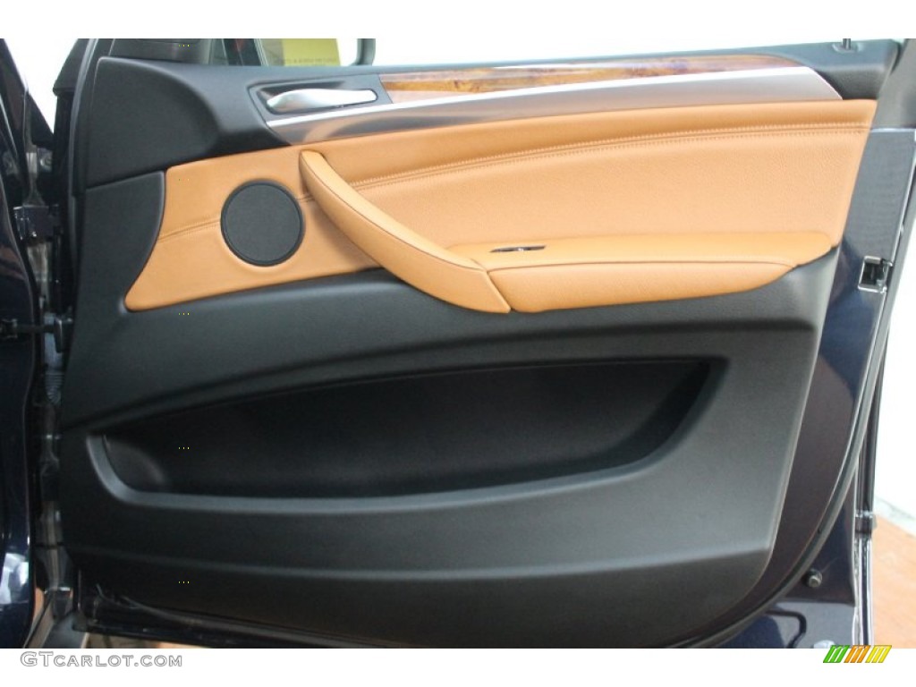 2010 BMW X5 xDrive48i Saddle Brown Door Panel Photo #76918794