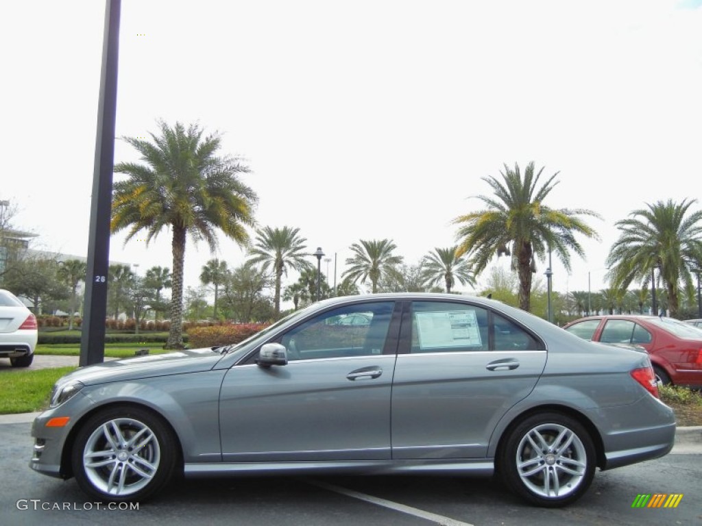 Palladium Silver Metallic 2013 Mercedes-Benz C 250 Sport Exterior Photo #76919265
