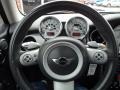 2006 Mini Cooper Space Gray/Panther Black Interior Steering Wheel Photo