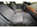 2005 BMW 7 Series Basalt Grey/Flannel Grey Interior Front Seat Photo