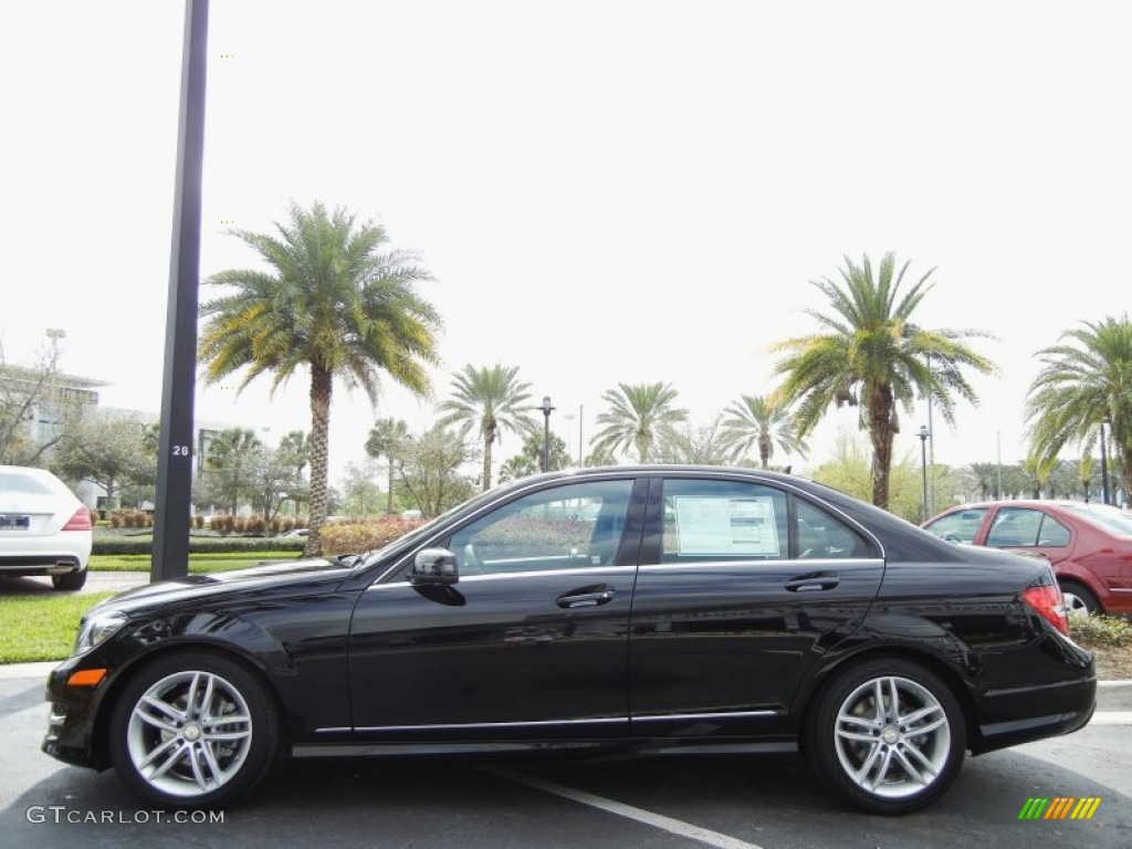 Black 2013 Mercedes-Benz C 250 Sport Exterior Photo #76919865