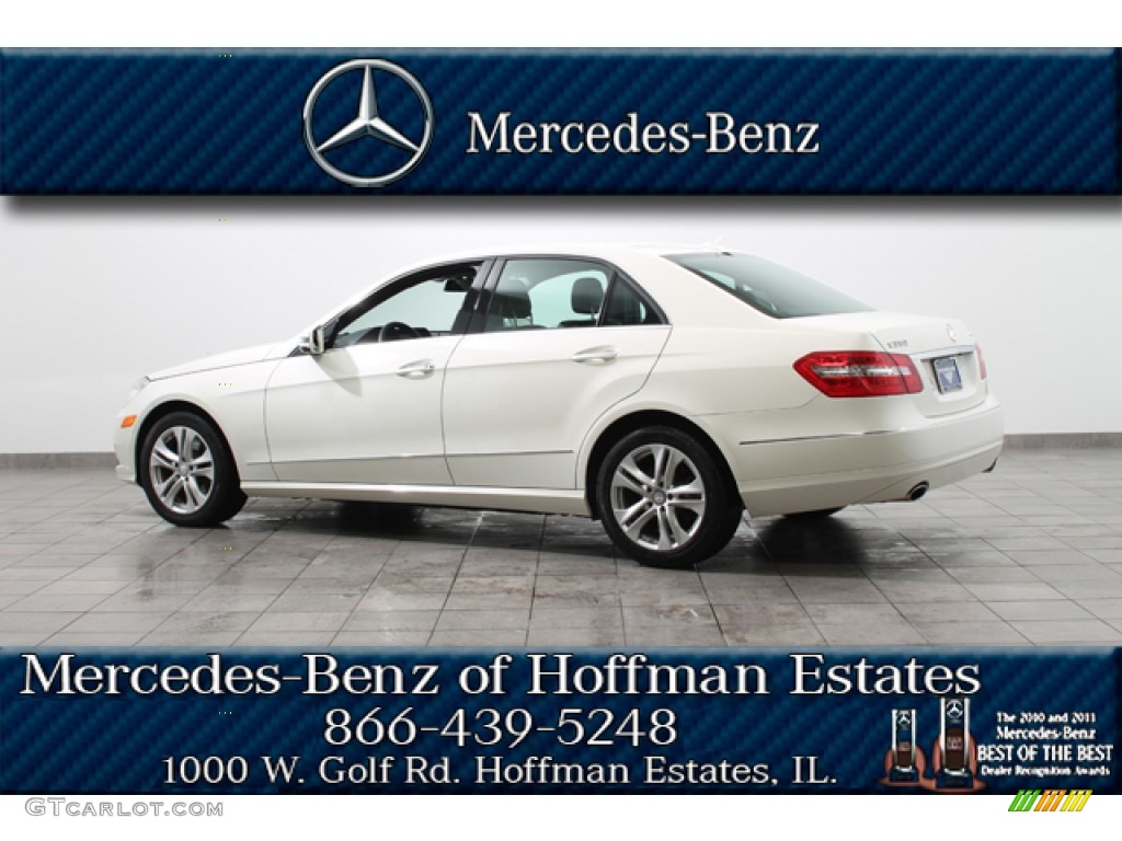 2011 E 350 4Matic Sedan - Arctic White / Black photo #5