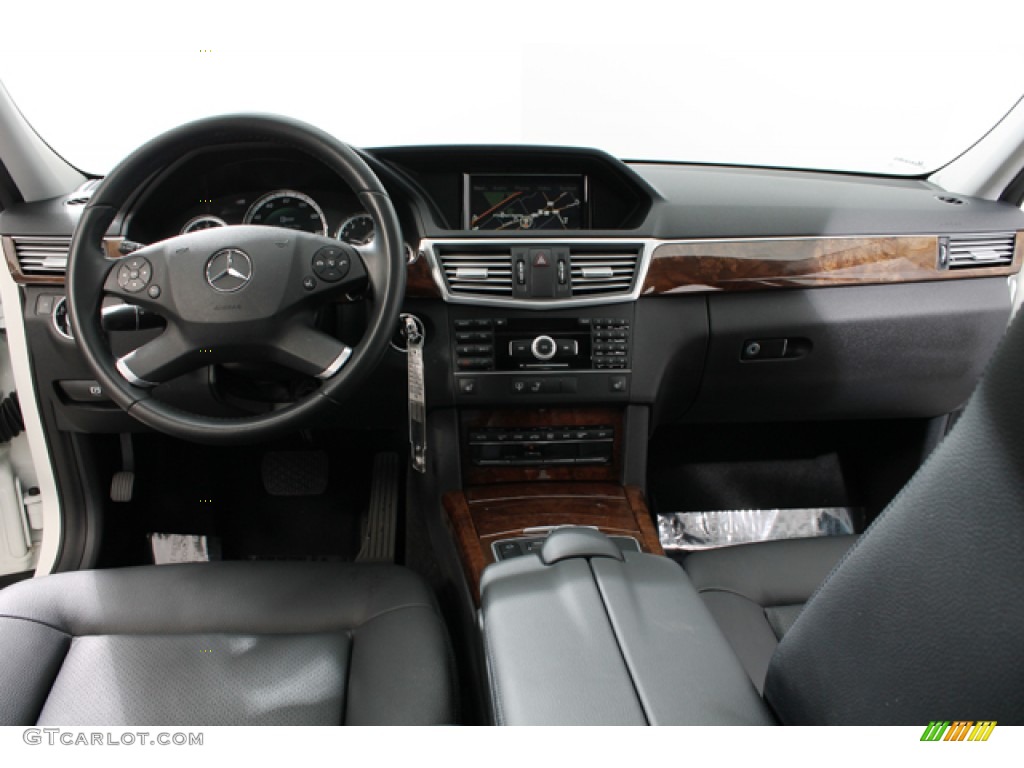 2011 E 350 4Matic Sedan - Arctic White / Black photo #6